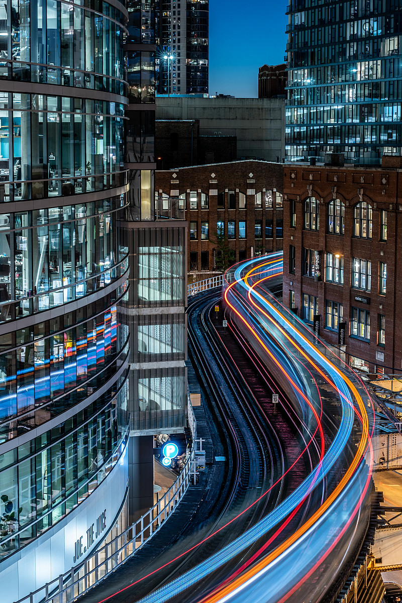 railway and building