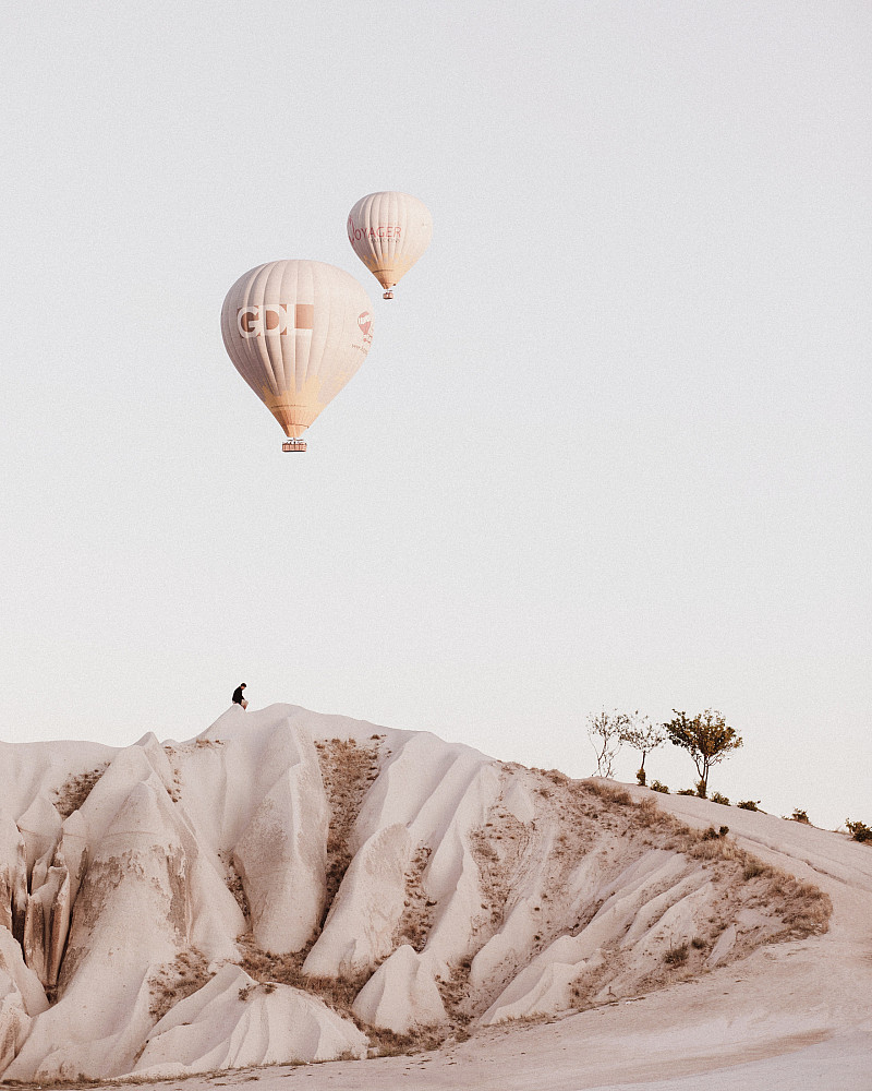 hot air balloons